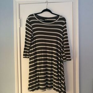 Comfy long sleeve tee shirt dress